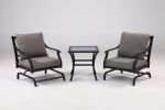 Grand Patio Metal Rocking Chairs Patio Chairs Bistro Sets Indoor Outdoor Chat Set A Comfortable Shake of 5-10° Unique Design Patio Set Wrought Iron Ch