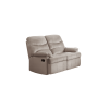 Luxurious Velvet Light Brown Color 2-Seater Manual Recliner Loveseat Couch Manual Motion Plush Armrest Living Room Furniture 1pc Loveseat Couch
