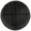 9-Piece Outdoor Patio Furniture Luxury Circular Outdoor Sofa Set Rattan Wicker Sectional Sofa Lounge Set with Tempered Glass Coffee Table, 6 Pillows,B