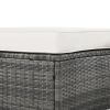 9-Piece Outdoor Patio Furniture Luxury Circular Outdoor Sofa Set Rattan Wicker Sectional Sofa Lounge Set with Tempered Glass Coffee Table, 6 Pillows,B
