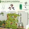 74 Inch Tall Garden Trellis for Flower Vine Vegetable Fruit Pea