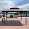 13x10 Outdoor Patio Gazebo Canopy Tent With Ventilated Double Roof And Mosquito net(Detachable Mesh Screen On All Sides); Suitable for Lawn;  Garden;
