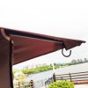 13x10 Outdoor Patio Gazebo Canopy Tent With Ventilated Double Roof And Mosquito net(Detachable Mesh Screen On All Sides); Suitable for Lawn;  Garden;