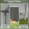 Outsunny 7' x 12' Garden Storage Tent, Heavy Duty Outdoor Shed